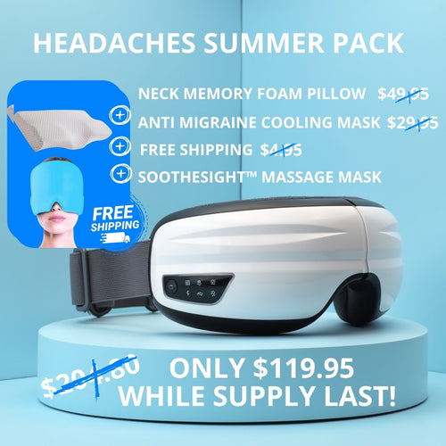 SootheSight™ - Smart Eye Massager for Migraines